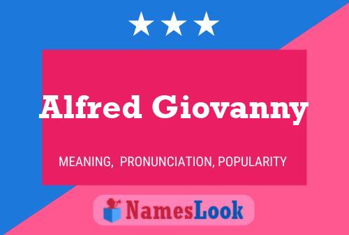 Alfred Giovanny Naam Poster