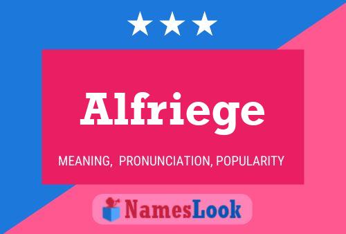 Alfriege Naam Poster