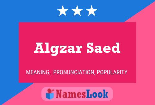 Algzar Saed Naam Poster