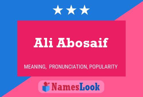 Ali Abosaif Naam Poster