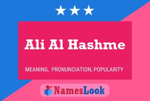 Ali Al Hashme Naam Poster