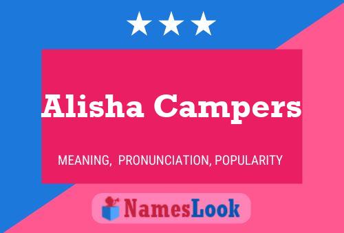 Alisha Campers Naam Poster