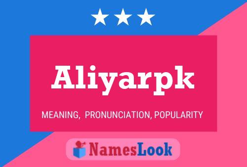 Aliyarpk Naam Poster