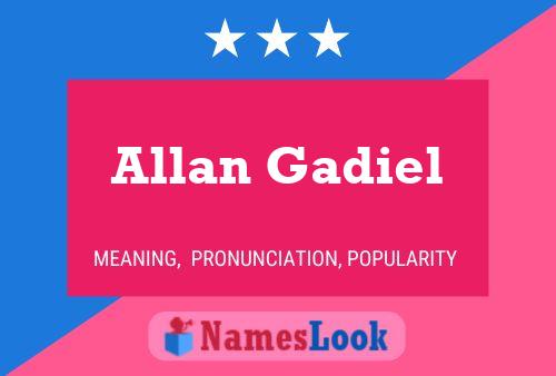 Allan Gadiel Naam Poster