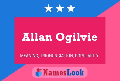 Allan Ogilvie Naam Poster