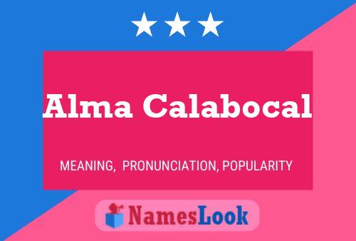 Alma Calabocal Naam Poster