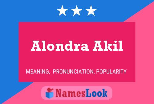 Alondra Akil Naam Poster