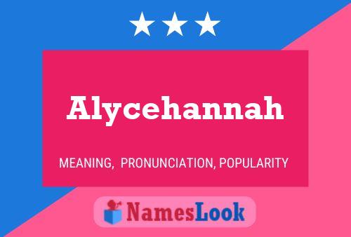 Alycehannah Naam Poster