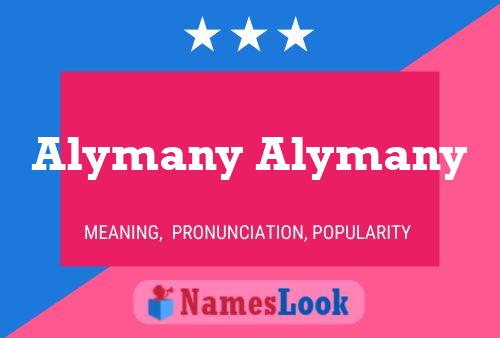 Alymany Alymany Naam Poster