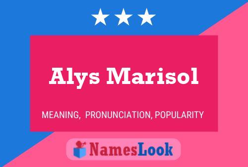 Alys Marisol Naam Poster