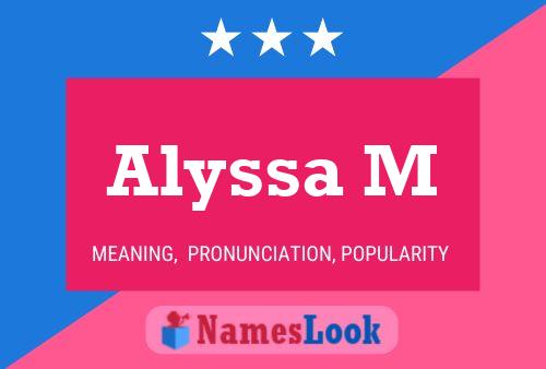 Alyssa M Naam Poster