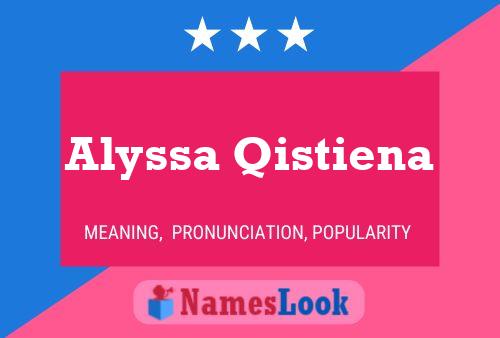 Alyssa Qistiena Naam Poster