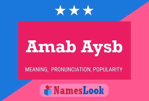 Amab Aysb Naam Poster