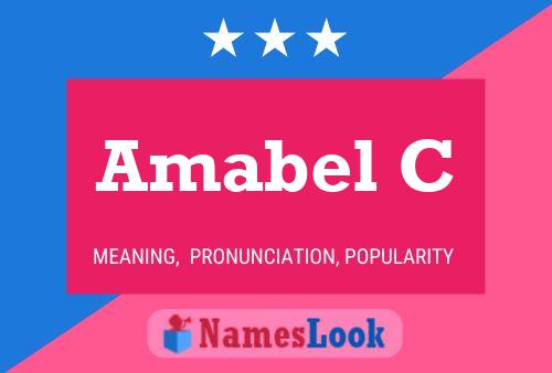 Amabel C Naam Poster