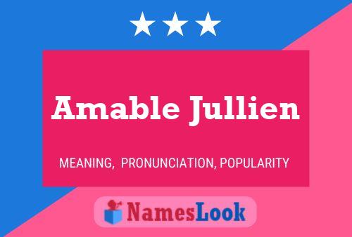 Amable Jullien Naam Poster