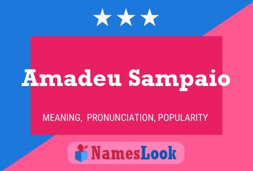 Amadeu Sampaio Naam Poster