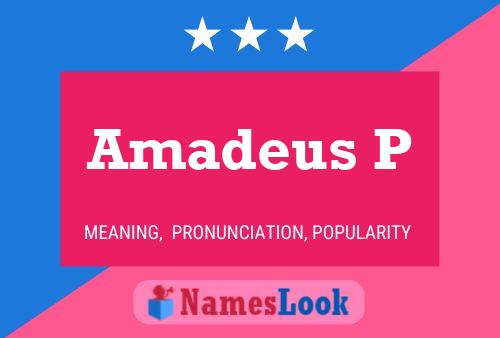 Amadeus P Naam Poster