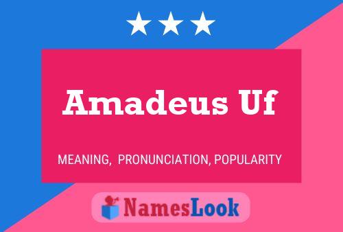 Amadeus Uf Naam Poster