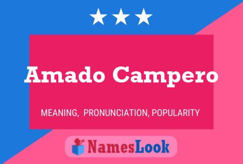 Amado Campero Naam Poster