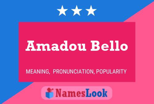 Amadou Bello Naam Poster