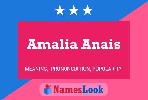 Amalia Anais Naam Poster