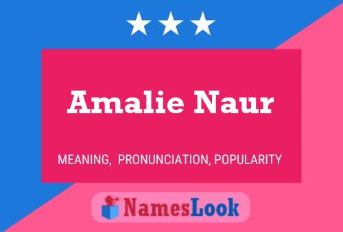 Amalie Naur Naam Poster