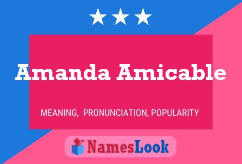 Amanda Amicable Naam Poster