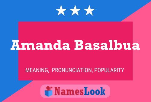 Amanda Basalbua Naam Poster