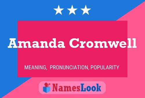 Amanda Cromwell Naam Poster