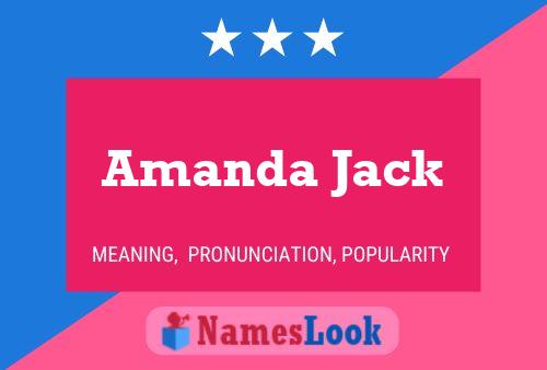 Amanda Jack Naam Poster