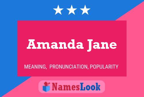 Amanda Jane Naam Poster