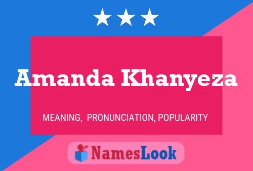 Amanda Khanyeza Naam Poster