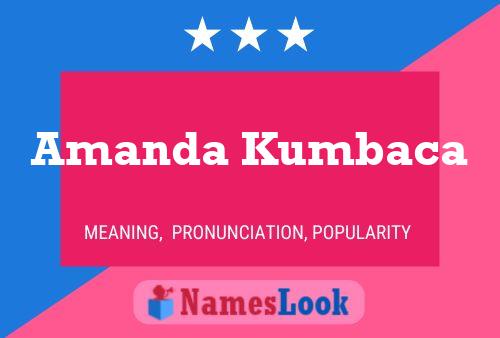 Amanda Kumbaca Naam Poster