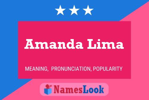 Amanda Lima Naam Poster