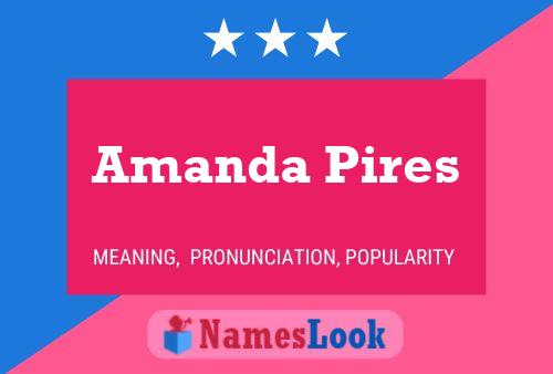 Amanda Pires Naam Poster