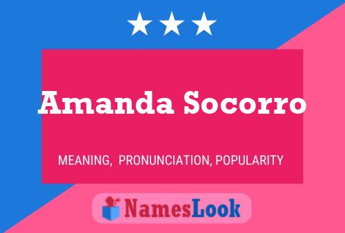 Amanda Socorro Naam Poster