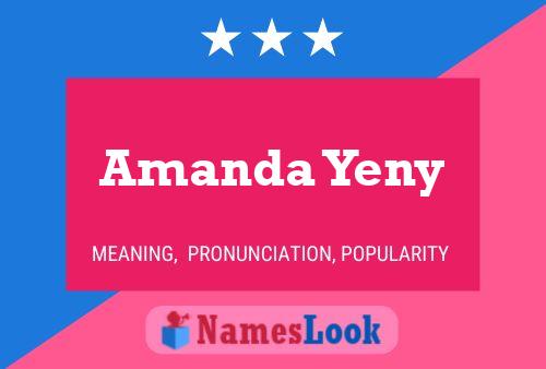 Amanda Yeny Naam Poster