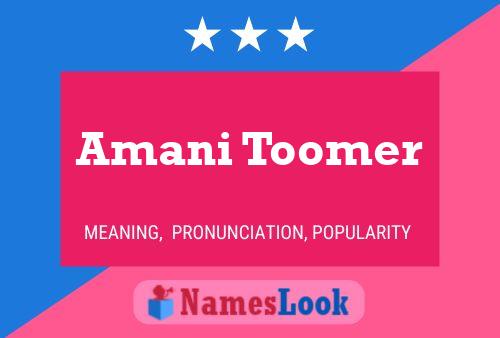 Amani Toomer Naam Poster