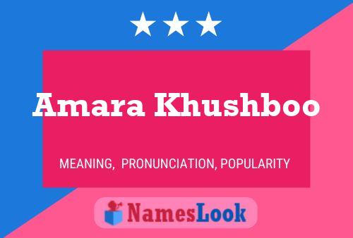 Amara Khushboo Naam Poster