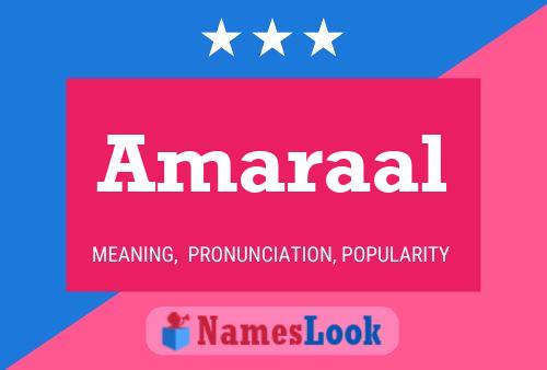 Amaraal Naam Poster