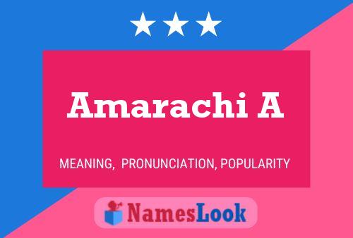 Amarachi A Naam Poster