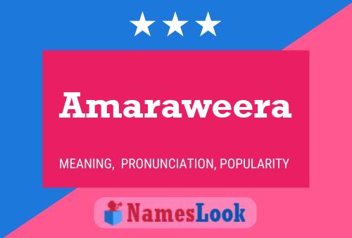 Amaraweera Naam Poster