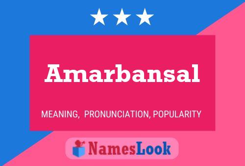 Amarbansal Naam Poster