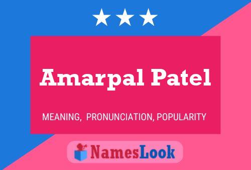 Amarpal Patel Naam Poster