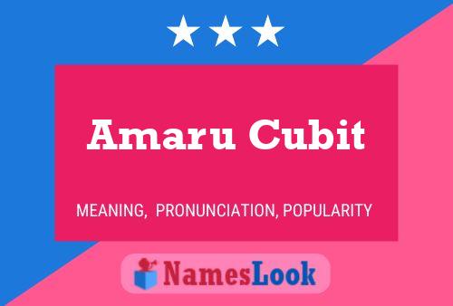 Amaru Cubit Naam Poster