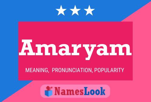 Amaryam Naam Poster