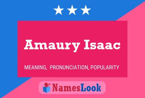 Amaury Isaac Naam Poster