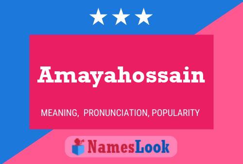 Amayahossain Naam Poster