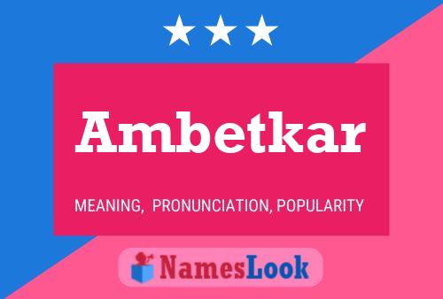 Ambetkar Naam Poster