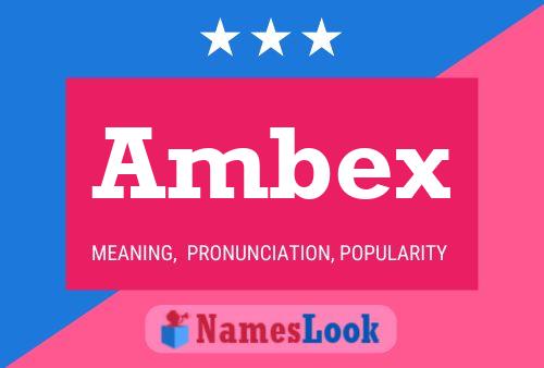 Ambex Naam Poster